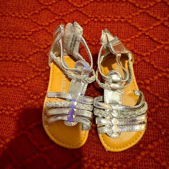 Laura Ashley Other - Laura Ashley Sandals, 9-12m, Silver